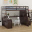 Lit mezzanine simple avec tiroirs Jeffree Kids-622586013-658100733