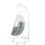 Chaise suspendue en tissu et osier Simona-1799883997