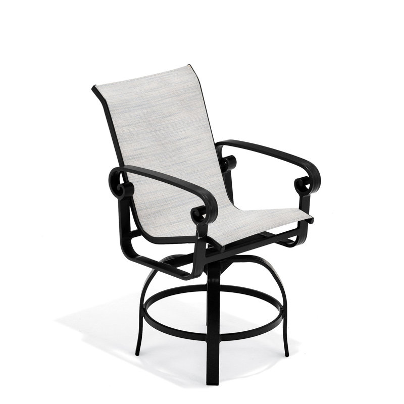 Tabouret d'extérieur en aluminium 22 po Palazzo Sling