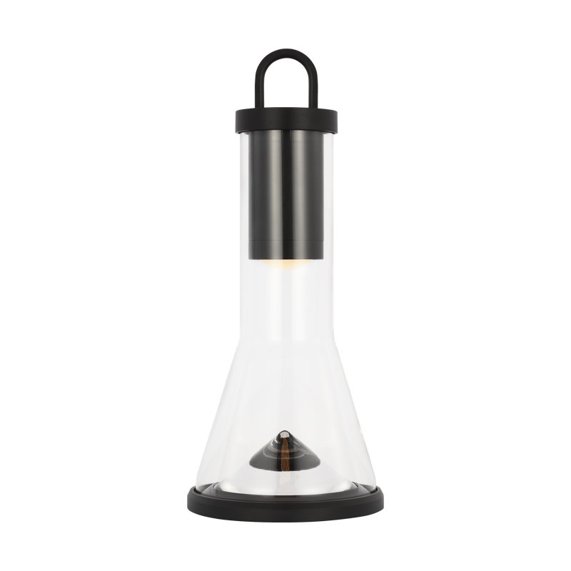 Kandella Accent Rechargeable Table Lamp, Black