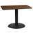 Carrus Rectangular Laminate Dining Table Top with Round Base-1464009494-1464009571