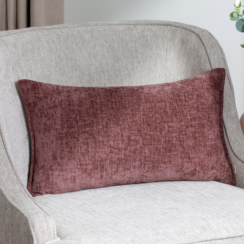 Raneem Rectangular Throw Cushion, Purple
