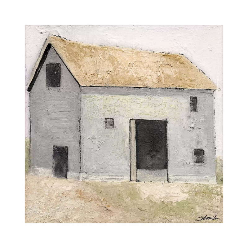 On The Farm I by Joyce Combs - Wrapped Canvas Gallery-Wrapped Canvas Giclée, 30.48 cm H x 30.48 cm W