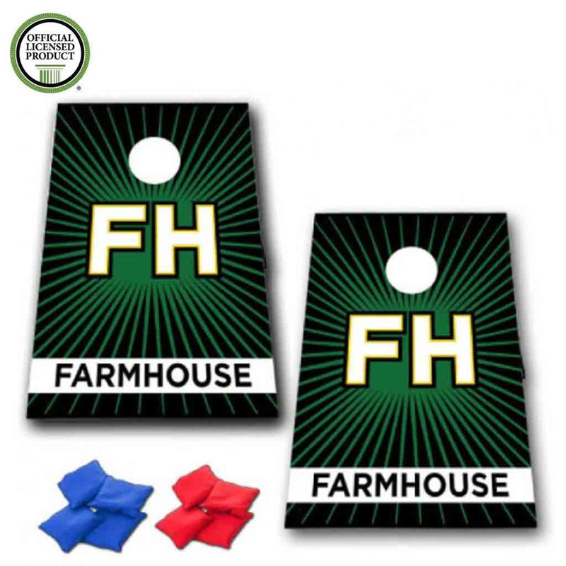 VictoryStore.com Solid Wood Cornhole Set, Farmhouse