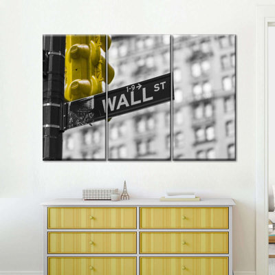 Pop Wall Street - ensemble de 3 toiles tendues