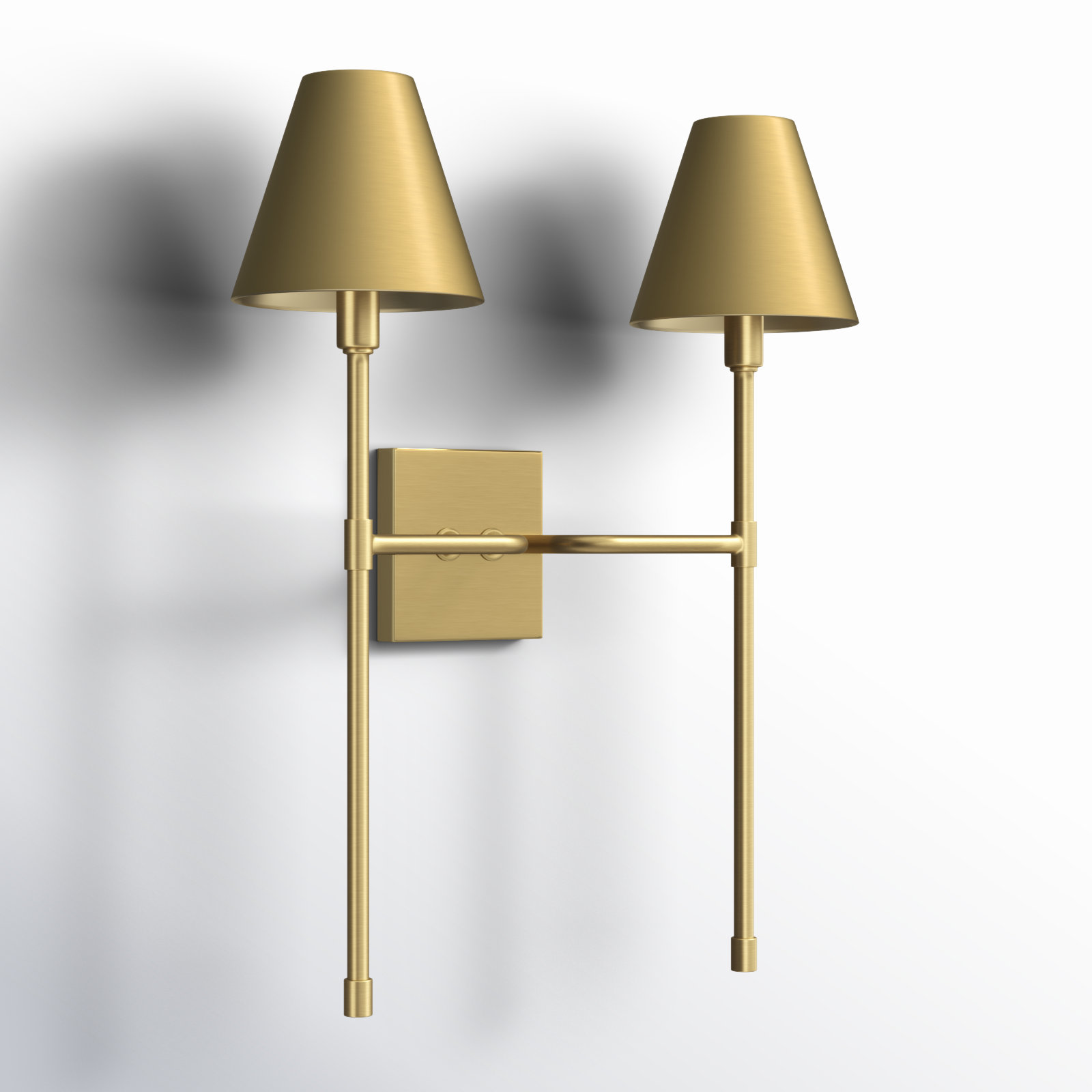 Keirn 2-Light Wallchiere, Brown