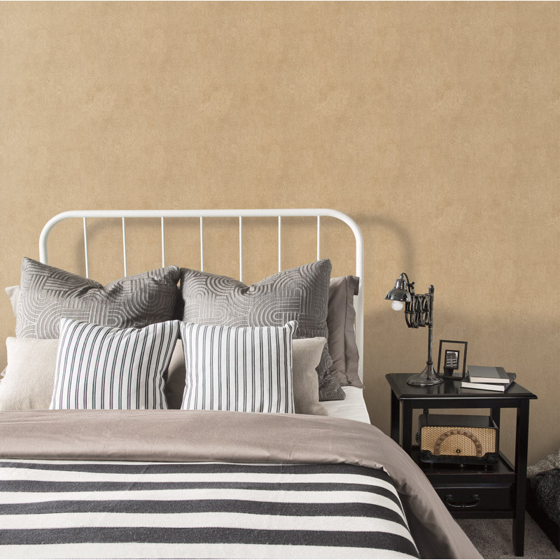 10m x 53cm Matte Wallpaper Roll, Ochre