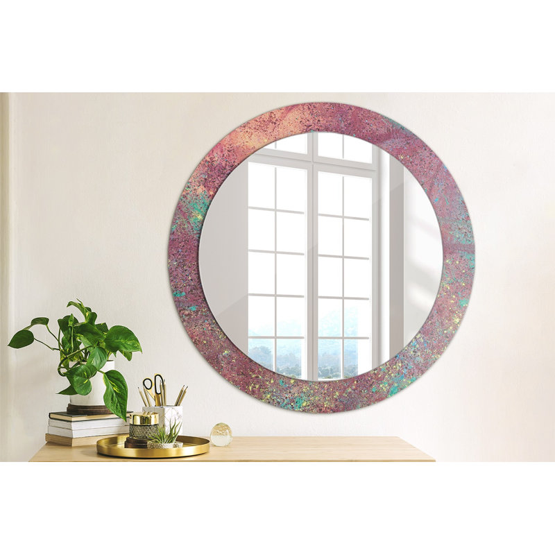 Huldar Glass Flat Wall Mirror, 70cm H x 70cm W