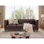 Canapé de 81 pouces moderne en cuir, canapé Chesterfield capitonné à boutons 3 places avec assise profonde, canapé en cuir de polyuréthane pour appartement et bureau-339092900