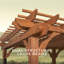 Ensemble de pergola d'extérieur en bois de cèdre 24 pi x 12 pi avec toit en treillis et PowerPort Backyard Discovery Beaumont
