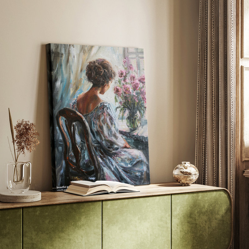 WOMEN Series CCCCXX - Toile tendue avec châssis de qualité supérieure - Prêt à être accroché