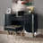 Solid + Manufactured Wood Accent Stool-87604180