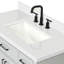 Tidworth 42' Solid Wood Single Bathroom Vanity with 1.5' White Quartz Top-2020430955-2053305212