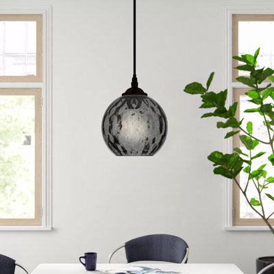 Adelina 1 - Light Black Sphere Pendant