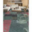Tapis vert noué à la main de haute qualité