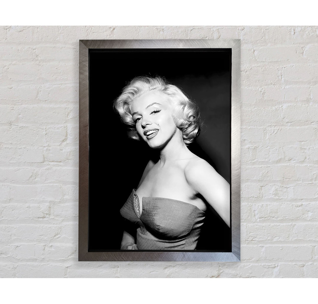 Marilyn Monroe Lächeln - Druck