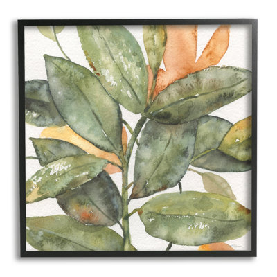 Au-664-Giclee " Botanical Leaves Watercolor Plant " by Carol Robinson