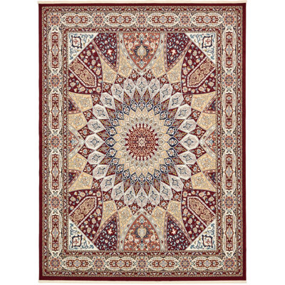Tapis bordeaux Jackson