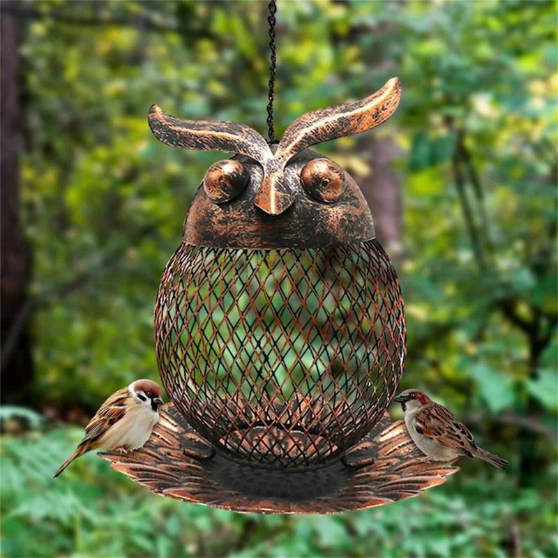 Mangeoire d'oiseaux avec trous pour oiseaux