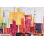 Acrylic Painting City Of Lights
