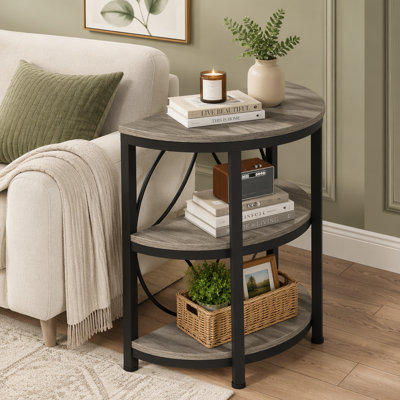 Half-Round End Table