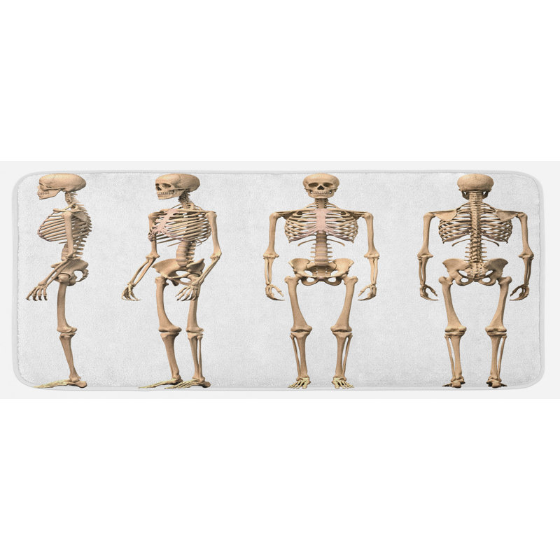 Tapis de cuisine à anatomie humaine