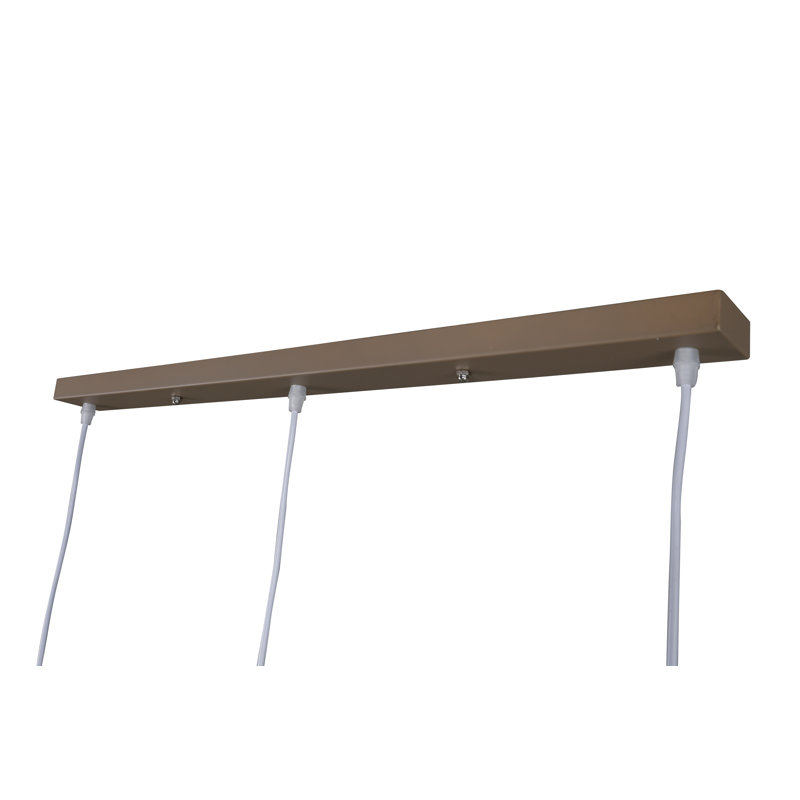 Althea 3 - Light Kitchen Island Pendant, Beige, 22cm H x 97cm W x 29cm D