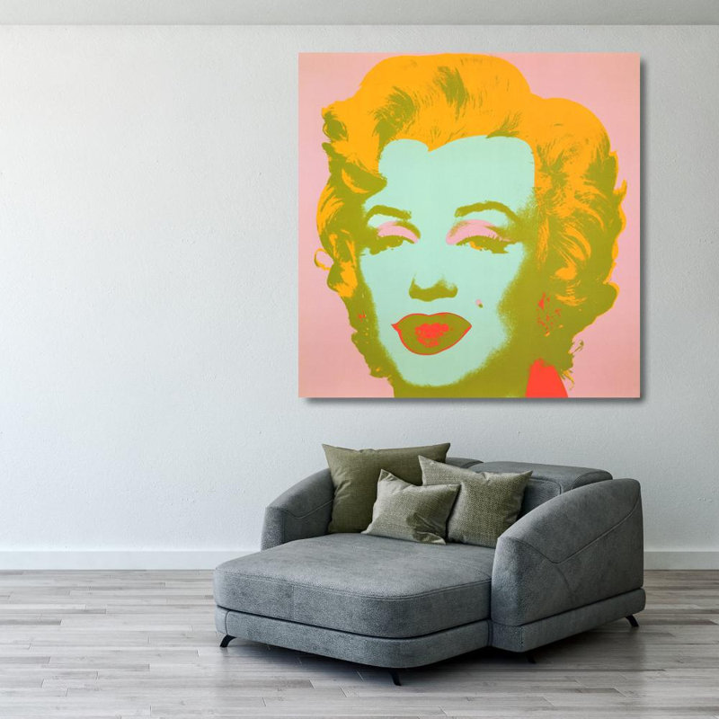 Marilyn Monroe (Marilyn), 1967, Rose pâle, H 28 po x l 28 po