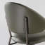 Finn, chaise d'appoint en cuir PU, vert
