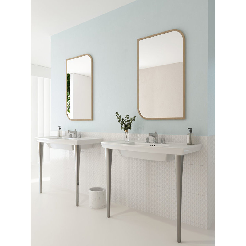 Lavita 39.57'' L Bathroom Sink, White