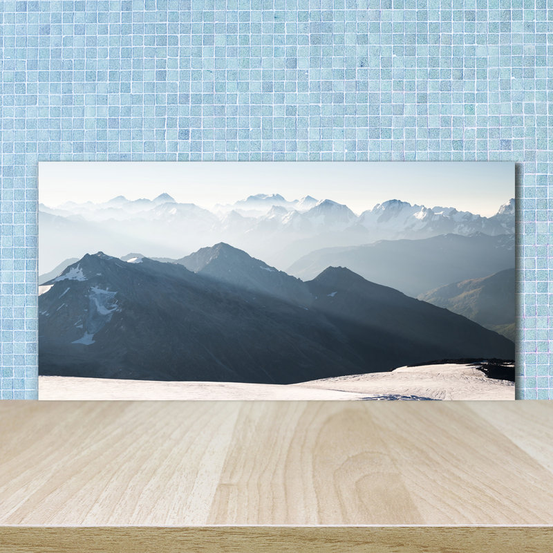 50cm W x 100cm L Glass Peel and Stick Panel