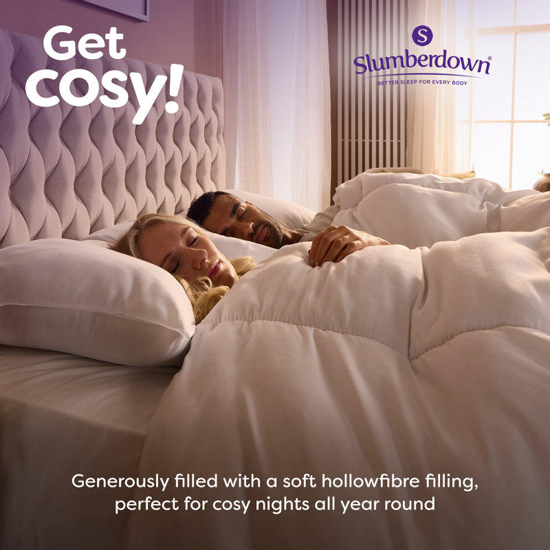 Slumberdown Cosy Nights 13.5 Tog All Seasons Duvet, Kingsize