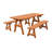 Summerhill 6 - Person Wood Patio Dining Set with Rectangular Table-86798035-86798048