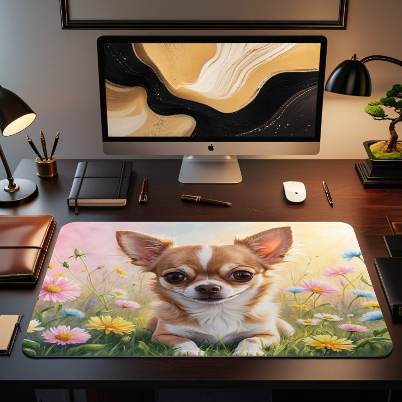 Polyester Desk Pad, 31.5x15.5