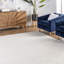 Tapis ivoire tressé à la main Dunanney-48815675