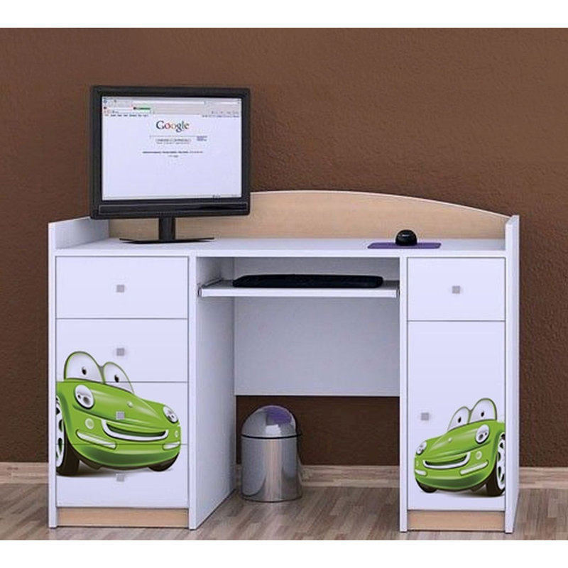 Thanos 125cm Computer Desk, Beige