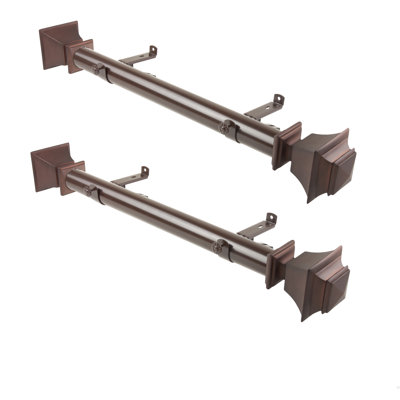Tringle à rideaux latérale réglable 1,5 po Monty