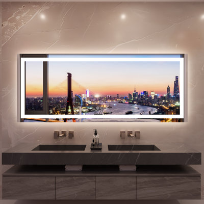 Miroir de salle de bain rectangulaire