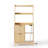 27.6 Inch Wood Grain 2-Drawer Lattice Oties With Shelf