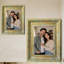 Cadre photo élégant en or antique 8 pièces x 8 po 8 po pour décor de vestibule