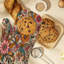 Sergé en coton Groovy Boho Whirls