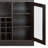 Hazen Espresso Finish Wine Cabinet III