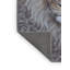 Tapis gris soyeux et moelleux-100884991