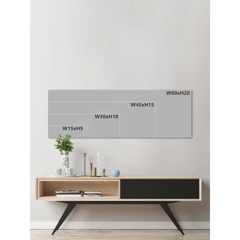 «Water Reflection», reproduction sur toile tendue, H 15 po x l 45 po x P 1,5 po