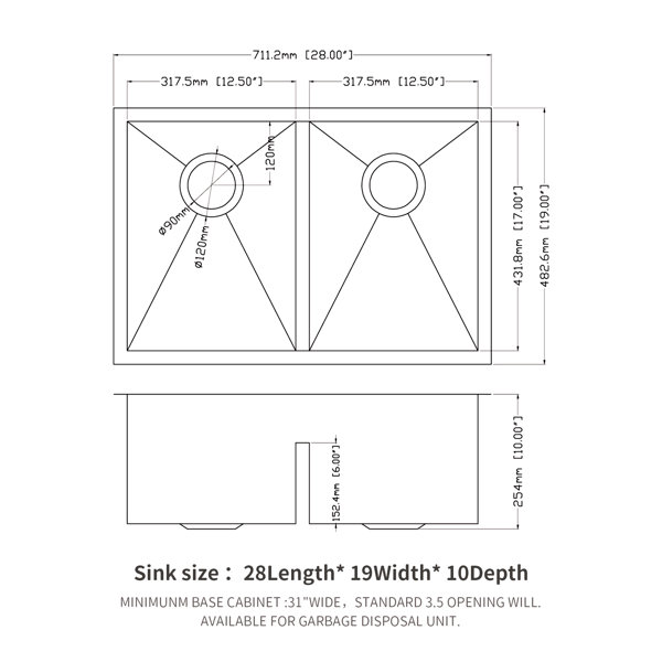 Dimensions du produit