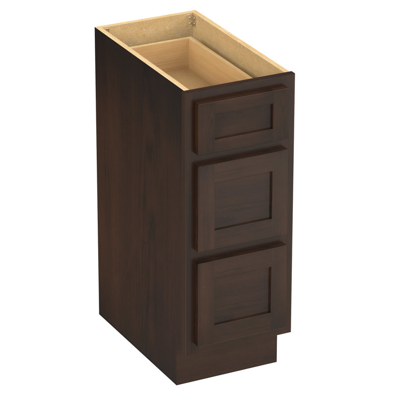 12'' Bathroom Vanity Base Only, Brown