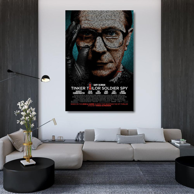 Tinker Tailor Soldier Spy, 48" H x 32" W
