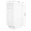 Armoire de base Shaker de style Shaker gris prêt à assembler de l 12 po x P 24 po x H 34,5 po Homeibro Cozy Design-99152004-126039597