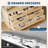 TV Stand with Mount, 47.2" Modern Entertainment Center 6-Drawer Rattan Dresser for Living Room-674937007