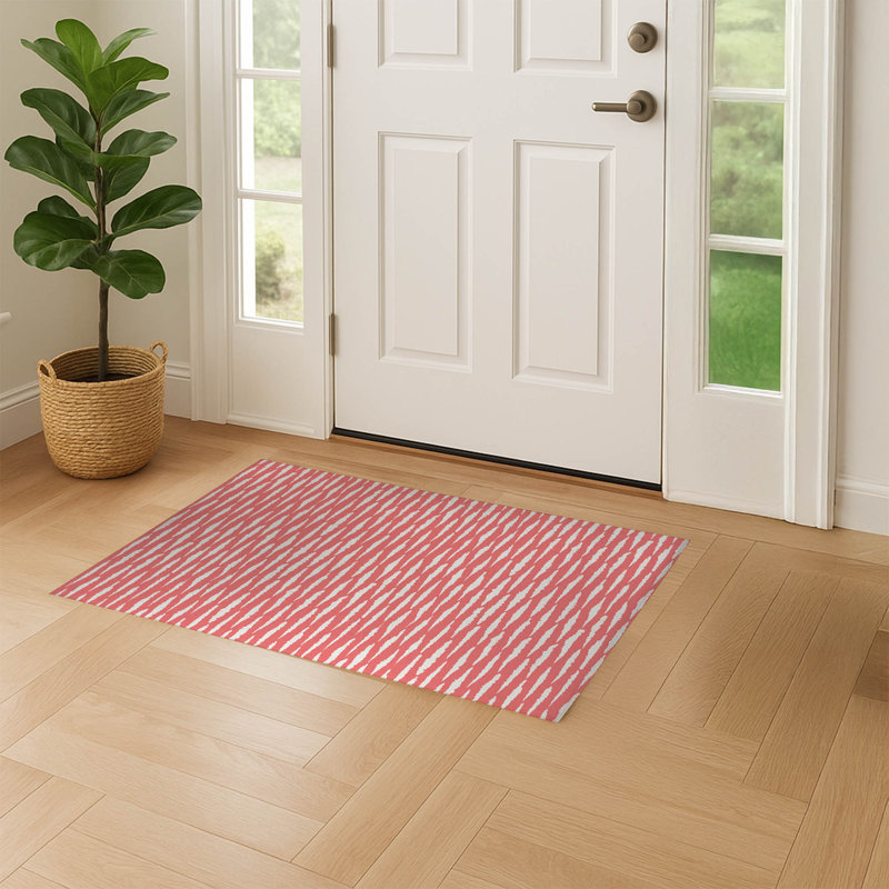 Paillasson Scar, Dusty Rose, 84" W x 60" L